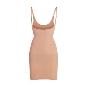 SKIMS OPEN BUST SLIP DRESS SIENNA